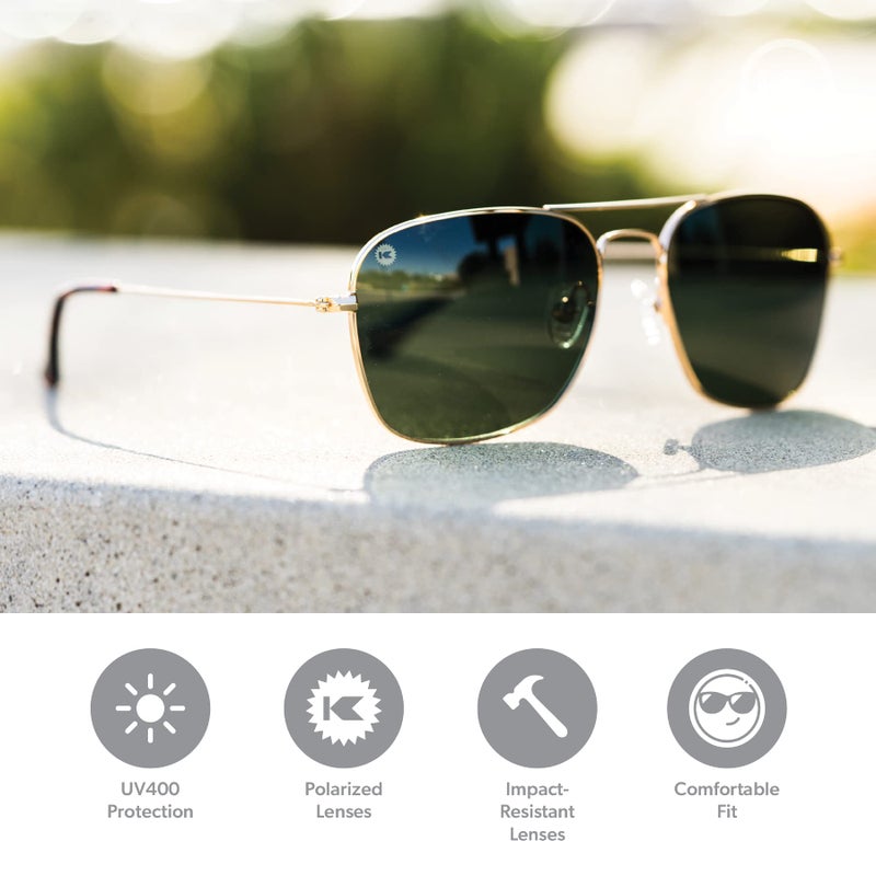 Knockaround Mount Evans Polarized Aviator Sunglasses for Men & Women - UV400 Protection - Image 2