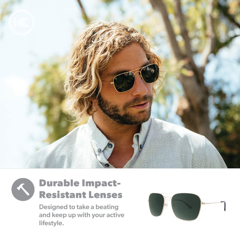 Knockaround Mount Evans Polarized Aviator Sunglasses for Men & Women - UV400 Protection - Image 5