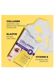 SKIN REPUBLIC Collagen & Vitamin E Infusion Sheet Mask - Helps with Fine Lines & Wrinkles, For Younger-looking Skin (Pack of 1)  - Image 3
