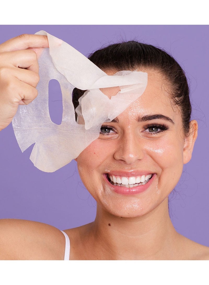 سكين ريبابلك قناع الوجه المضاد للشيخوخة (قناع واحد) - مصل غني بالكولاجين والإيلاستين وفيتامين E، يقلل التجاعيد، ويحسن ملمس البشرة، ويرطبها وينعشها، ليمنحك بشرة أكثر شبابًا بعد استخدام واحد. - Image 5