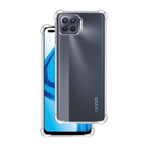 7-Seven 7SEVEN® Back Cover for Oppo F17 Pro Transparent Mobile Back Case Shock Proof Design Camera Edges Protection Crystal Clear Phone Case Silicon Soft TPU and Flexible Bumper Phone Cover - Image 1