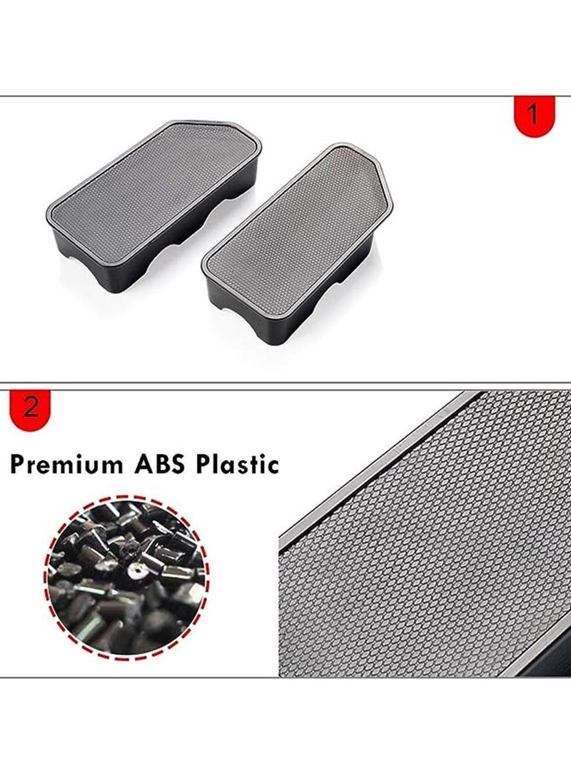 Generic Compatible with GMC Sierra/Chevy Silverado Stake Pocket Covers 2019-2021,Bed Rail Stake Pocket Hole Plug Caps for Sierra Denali/SLE/SLT/AT4/Base and Silverado High Country/LT/LTZ (2 Pieces) - Image 2