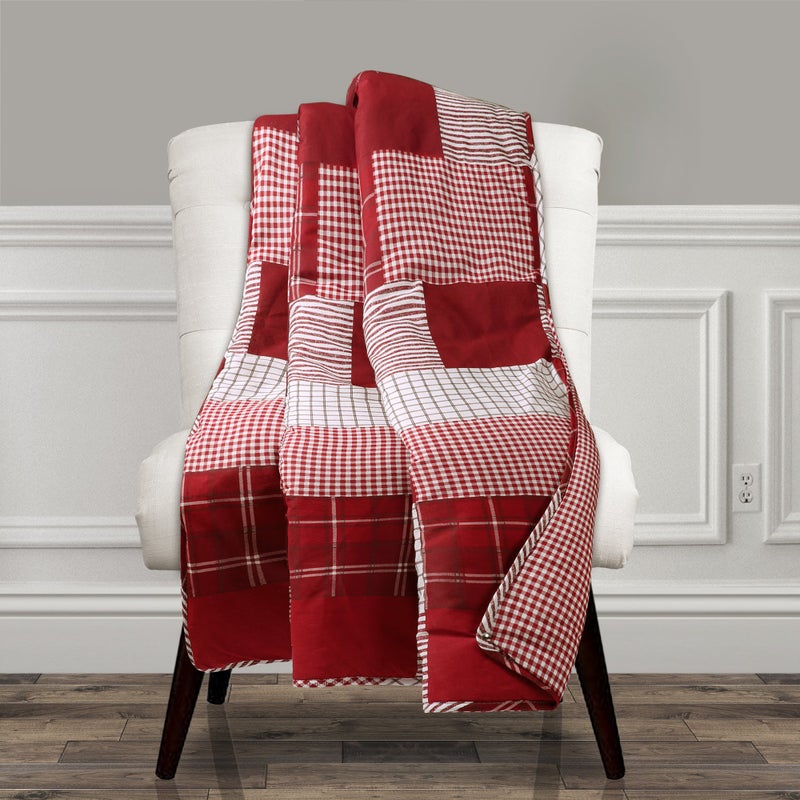 Lush Decor Lush Decor Greenville Throw Red 60 x 50 