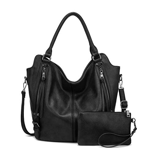 Realer Tote Bag for Women PU Leather Shoulder Bags Fashion Hobo Bags Large Purse and Handbags with Adjustable Shoulder Strap - Image 1