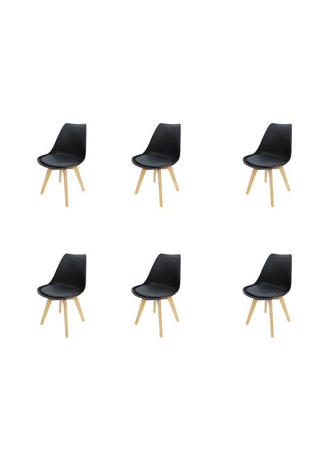 JILPHAR FURNITURE Jilphar Furniture Armless Dining Chair 1154C set of 6pcs 