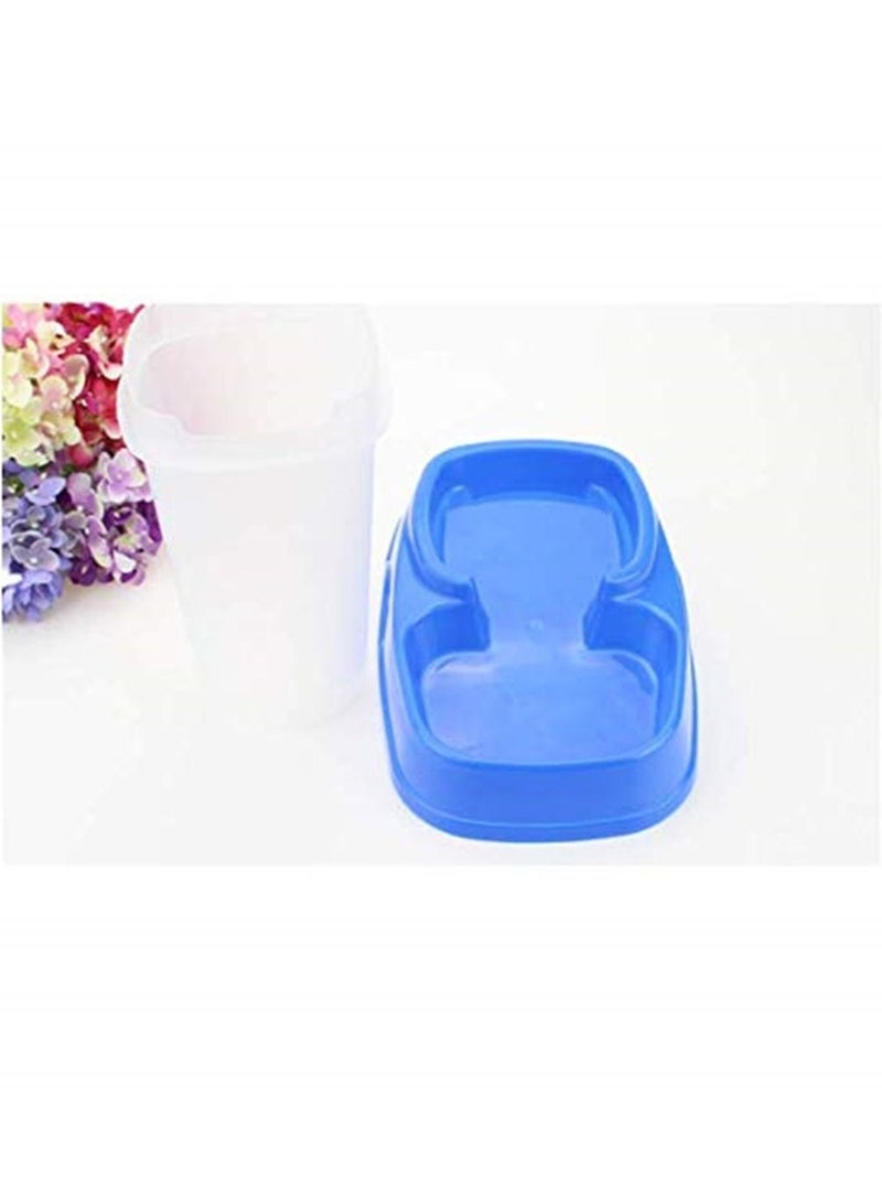 الحيوانات الأليفة الكلب القط التلقائي المغذية صحن الماء وعاء الطعام موزع جزء السيطرة على الحيوانات الأليفة الكلب القط أداة التغذية - Image 2