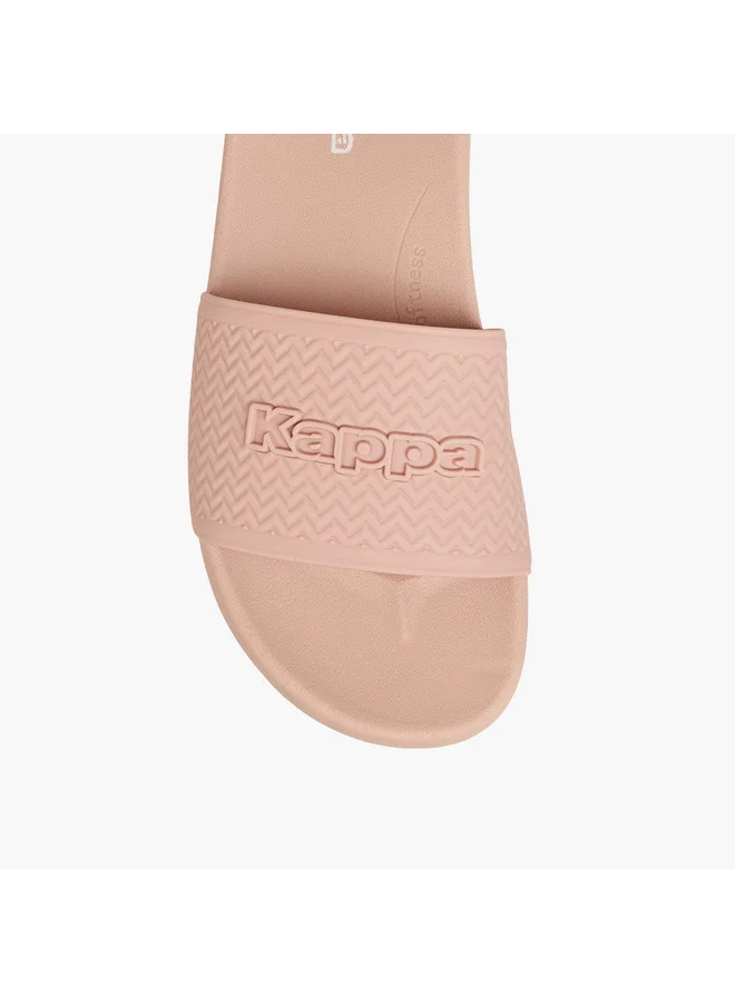 Kappa Women's Logo Embossed Flip Flops