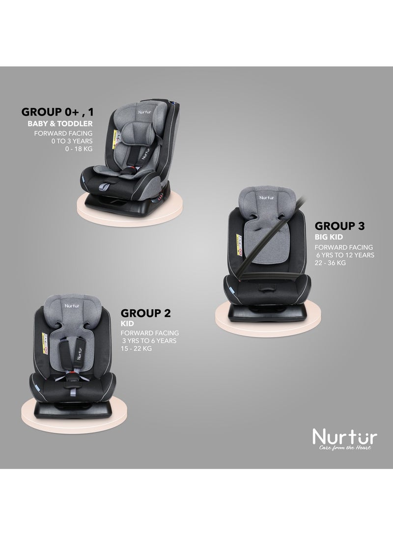 Nurtur Otto Baby 4 in 1 Car Seat  and 4 Position Recline 5 Point Safety Harness - Image 4