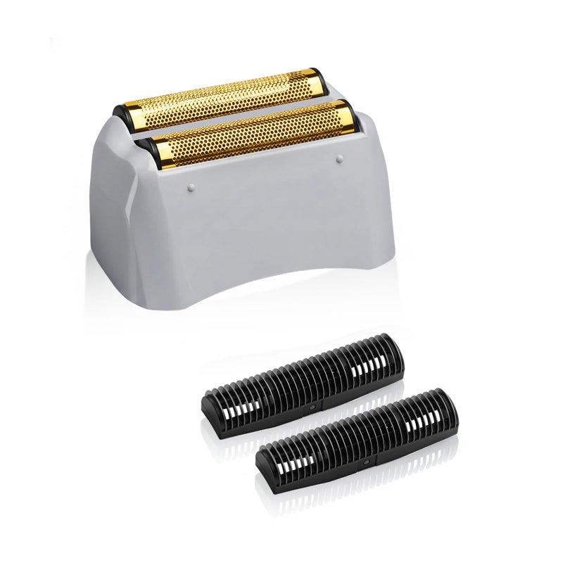 AIJALY 1 Pack Pro Shaver Replacement Foil and Cutters Compatible with andis No.17150/17155/17200 Shaver ProFoil Lithium Replacement Golden - Image 1