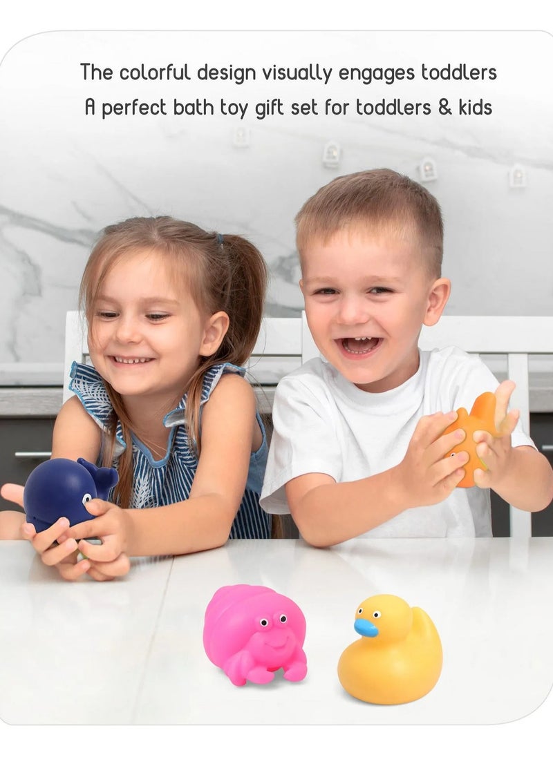 babyhug - Babyhug Bath Squeeze Toys Ocean Animals - Pack of 6 - Image 1