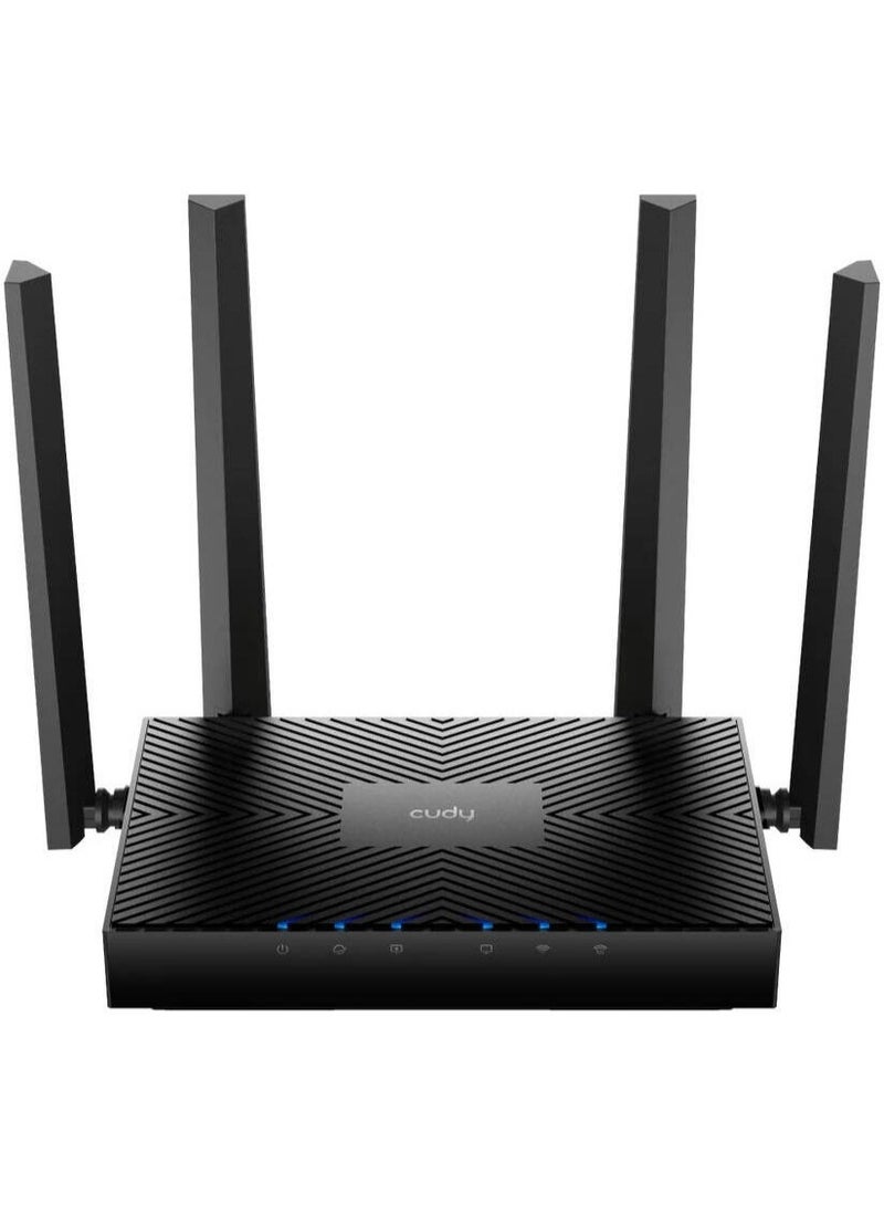 CUDY WR3000E AX3000 DUAL-BAND WI-FI 6 GIGABIT MESH ROUTER, MU-MIMO, OFDMA, WIREGUARD, OPENVPN, WPA3, CUDY MESH & APP - Image 1