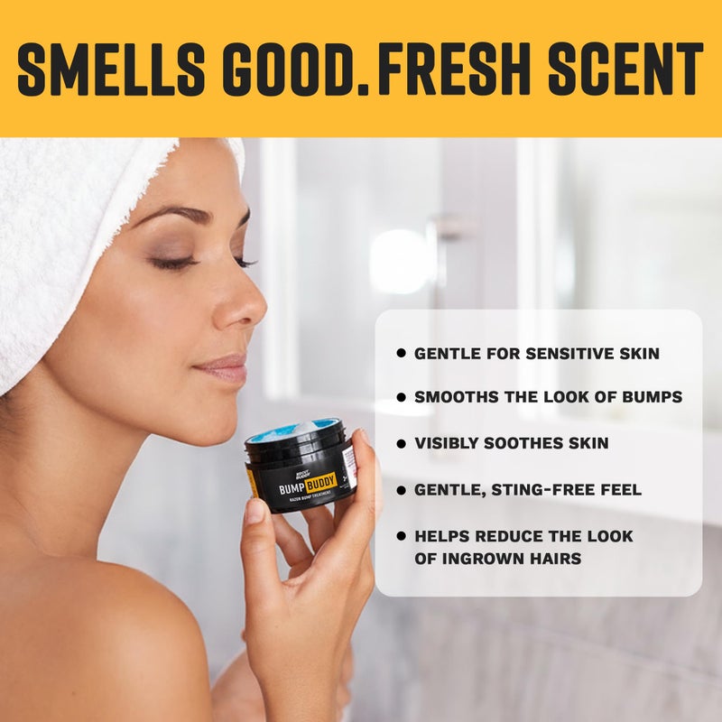 The Cut Buddy Bump Buddy After Shave Cream, Helps Reduce Razor Bumps & Discomfort Post-Shave for Head, Face, Neck, Underarms, Legs, Bikini Area, 50 ml - Image 5