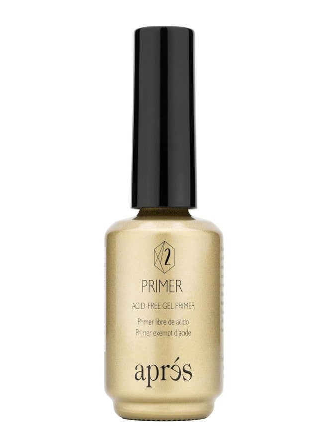 APRÉS Non-Acidic Gel Primer 15 ml, Acid-Free Gel-X Enhanced Nail Adhesion Primer - Image 1