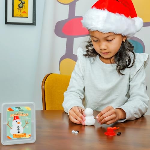 Toysmith Melting Snowman – Reusable Putty Slime Kit with Snowman Accessories – Build, Melt & Rebuild Fun – Desk Toy & Holiday Gift for Kids – Christmas Stocking Stuffer – Ages 5+ - Image 5