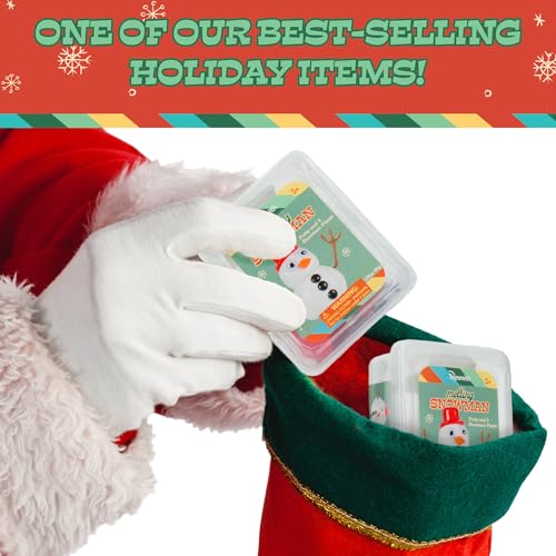 Toysmith Melting Snowman – Reusable Putty Slime Kit with Snowman Accessories – Build, Melt & Rebuild Fun – Desk Toy & Holiday Gift for Kids – Christmas Stocking Stuffer – Ages 5+ - Image 4
