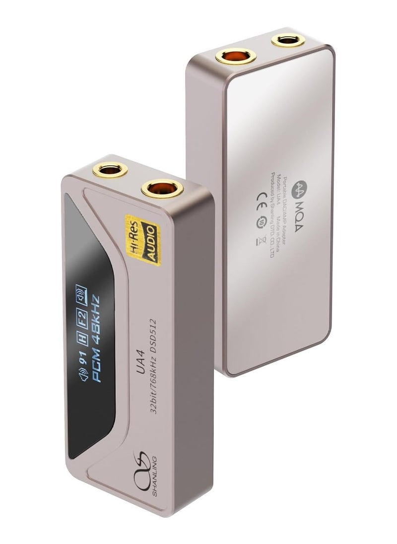 Shanling Shanling Portable amp USB DAC UA4 Headphone Amplifier DAC ESS9069Q 32bit/768kHz DSD512 3.5mm Output&4.4mm Output(Gift/Holiday Ready)  - Image 1