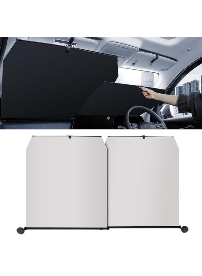 Automatic Retractable Car Sunshade – UV & Heat Protection, Foldable Windshield Sun Shade for All Car Types - Image 1