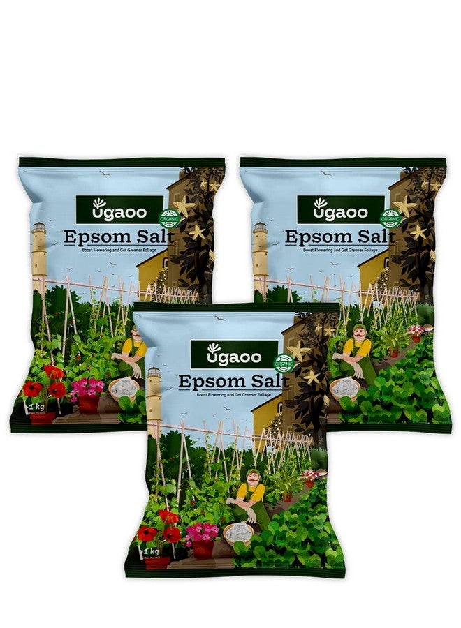 Ugaoo Epsom Salt For Plants Growth - Magnesium Sulphate Organic Fertilizer (3 Kg) - Image 1