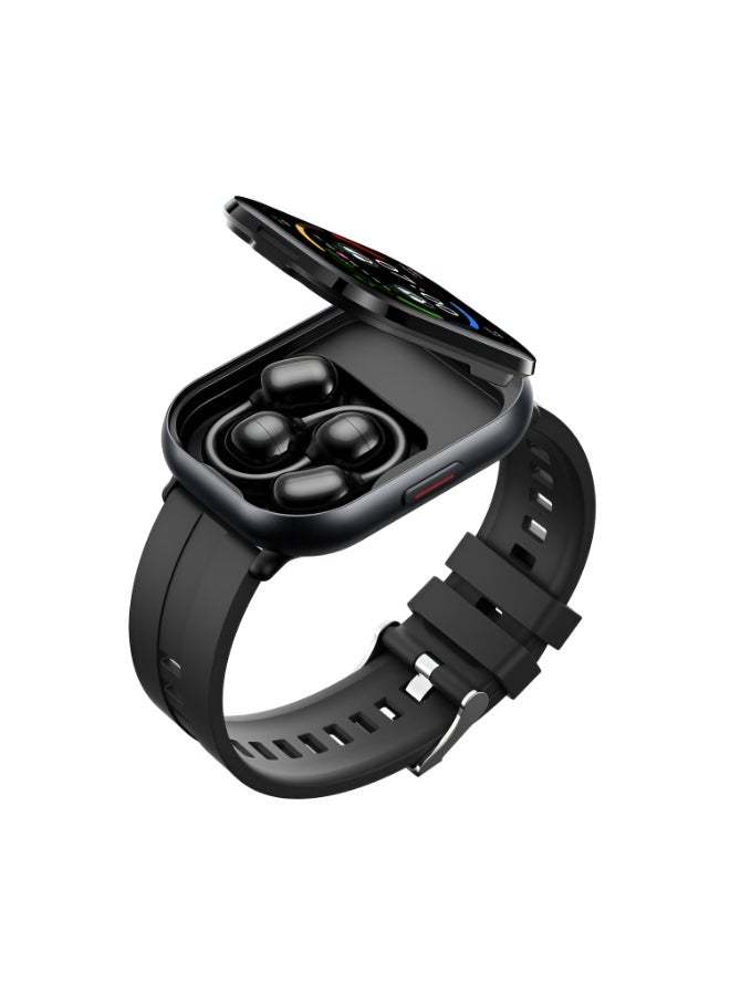 ماركة غير محددة ساعة ذكية مع سماعة بلوتوث TWS وأوضاع رياضية متعددة وشحن لاسلكي - Image 3