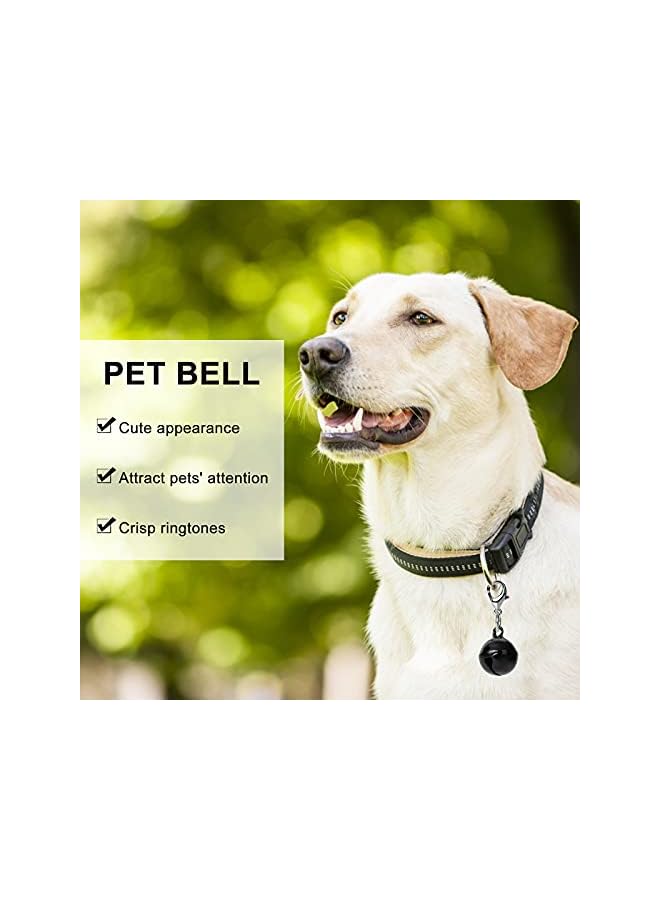 The Bros 10 Pcs Cat Dog Collar Bells, Jingle Bell for Cat Collar, Dog Collar Charms, Colourful Pet Small Bells with Clasps, Pet Assorted Colors Collar Bells, Festival Party DIY Bell Crafts Decoration - Image 2