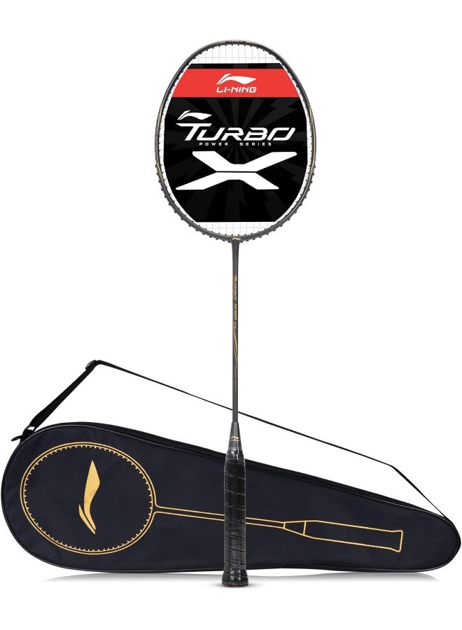 Li-Ning Turbo X 50 G5 Carbon Fibre Strung Racket with Free Full Cover - Image 5