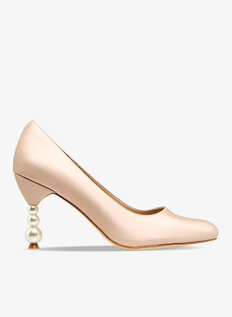 Flora Bella By Shoexpress Flora Bella Women Pearl Shaped Heel Pumps Ramadan Collection