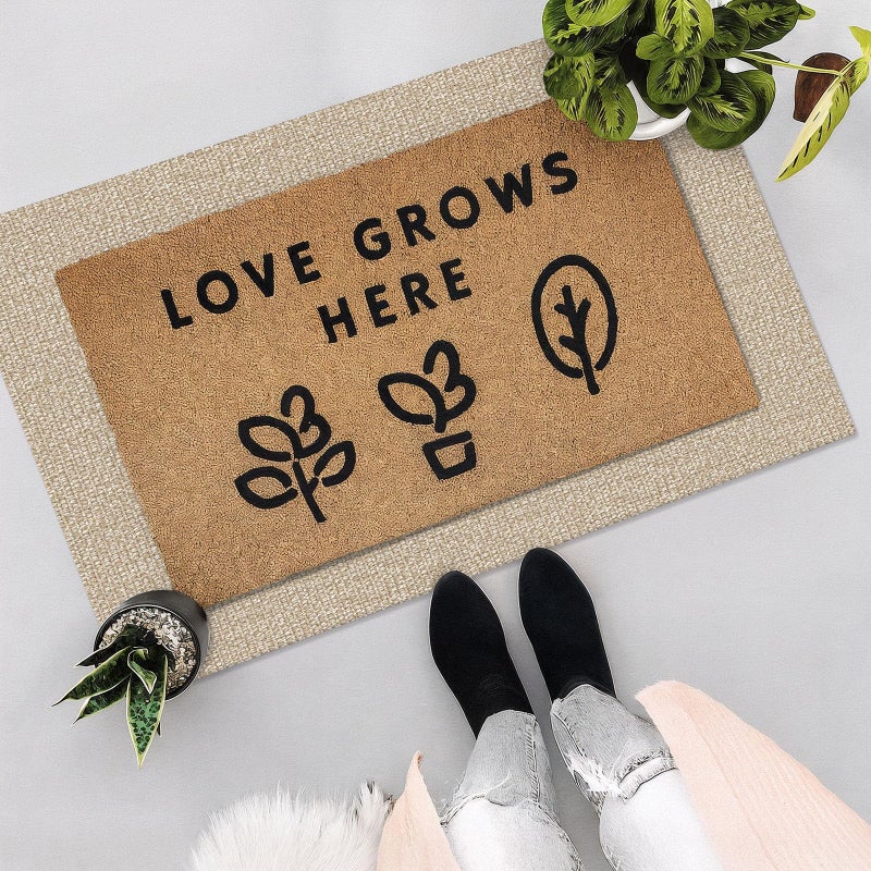 EARTHALL Small Area Rug 2x3 Ft Washable Rugs for Entryway Non Slip Braided Throw Rugs with Rubber Backing Door Mat Indoor Outdoor Entrance Cotton Woven Carpet for Kitchen Foyer Front Door, Khaki/Beige - Image 5