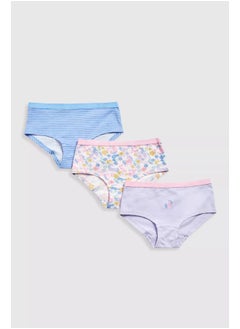 mothercare Party Horse Hipster Briefs - 3 Pack  - Image 1