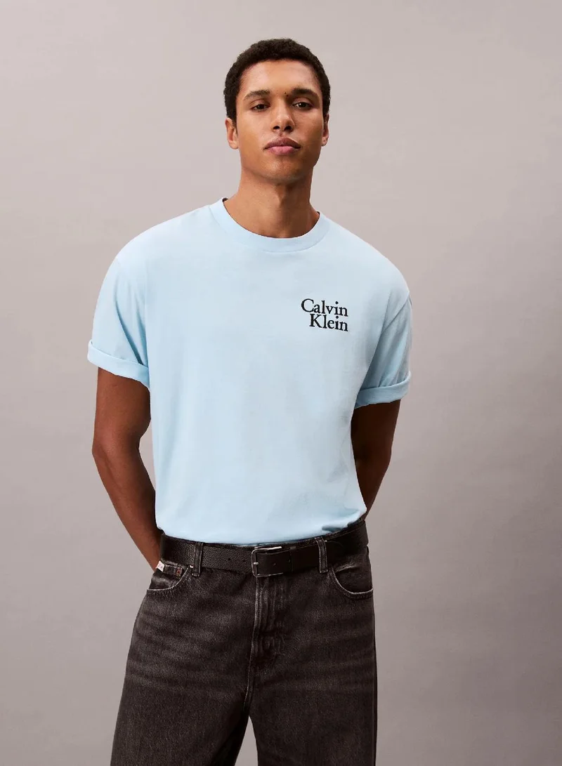 Calvin Klein Jeans Script Logo Graphic Relaxed T-Shirt
