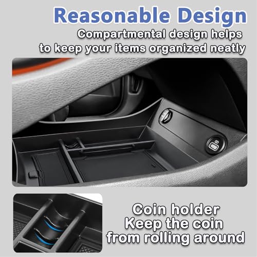 Neepiar Center Console Organizer Compatible with Hyundai Santa Fe 2021 2022 2023 Lower Center Console Storage Box Tray Interior Accessories - Image 5
