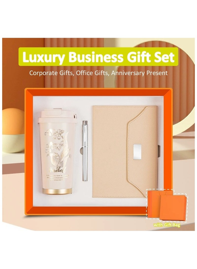 NANAO Luxury Business Gift Set, Elegant Holiday, Birthday & Corporate Gift Box Set, Includes Coffee Cups, Pen and A5 Notebook, Office Gifts, Anniversary Present, with Gift Bag  - Image 2