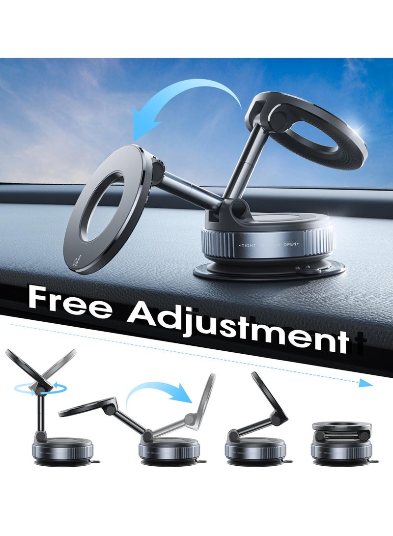 Lamicall 360° Magnetic Phone Holder for Car | Strong Suction Car Mount | MagSafe Compatible | All Smartphones - Image 2