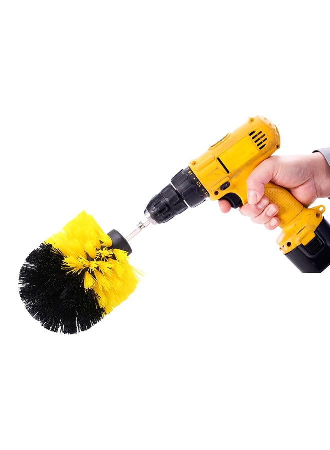 Tactix Mini Drill Brush Yellow and Black 63mm 447507 - Image 4