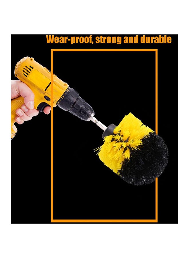 Tactix Mini Drill Brush Yellow and Black 63mm 447507 - Image 5