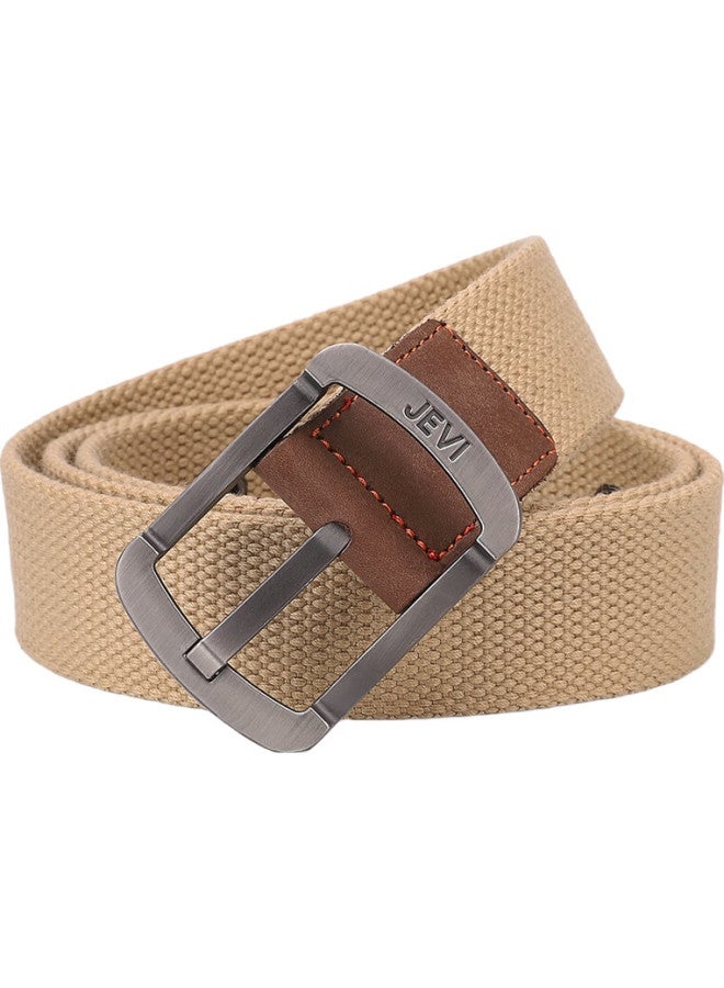 JEVI Jiweifanbu Waistband, Men'S Leather Belt, Casual Trouser Belt, Korean-Style Student Pin Buckle, Military Training, Valentine'S Day Gift - Image 3