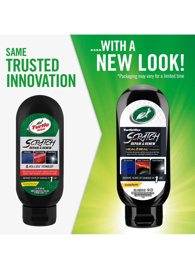 TurtleWax Turtle Wax Scratch Repair and Renew with Heal and Seal Technology, 207ml Advanced Scratch Remover  - Image 2