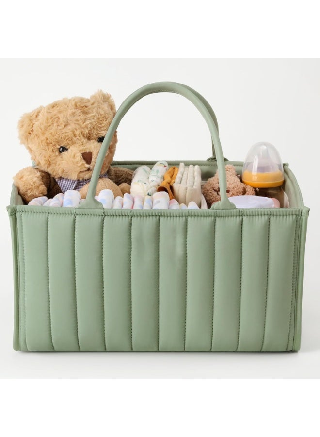FALAHOM Baby Diaper Caddy Organizer, Baby Diaper Caddy Basket,Portable Diaper Organizer,Diaper Organizer Basket, Storage Basket Bin Diaper Caddy Organizer for Baby