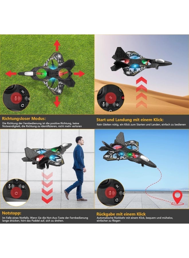 ST ZONE L0712 rc Aeroplane for Kids Remote Control Foam Jet Airplane Drone, Beginner Friendly RC Aircraft with Auto Hover, Durable EPP Foam Fighter Toy for Boys & Girls Ages 14+ - Image 3