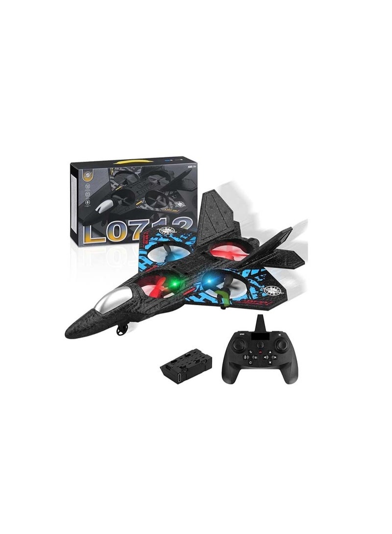 ST ZONE L0712 rc Aeroplane for Kids Remote Control Foam Jet Airplane Drone, Beginner Friendly RC Aircraft with Auto Hover, Durable EPP Foam Fighter Toy for Boys & Girls Ages 14+ - Image 4