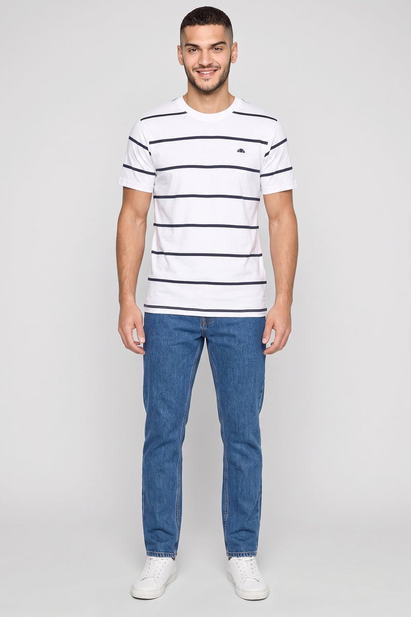 Ellesse Men Sportswear Fit Short Sleeve Outdoor T-Shirt, White - Image 2