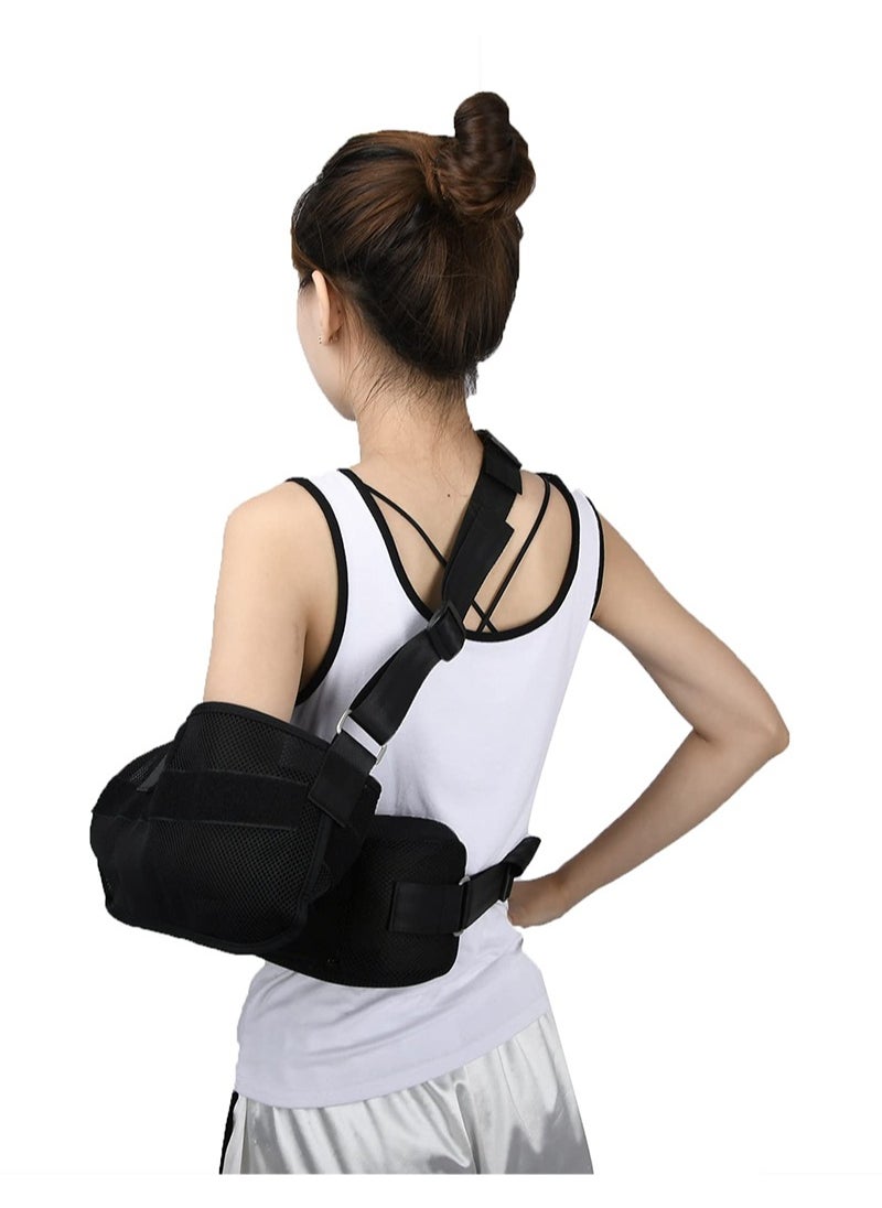 Aikanbo Shoulder Abduction Sling Broken Arm Shoulder Brace Relief Pain Shoulder Immobilizers with Abduction Slings Injury Support Arm Pillow Brace Strap Shoulder Arm Immobilizer Injury Support Arm Sling  - Image 3