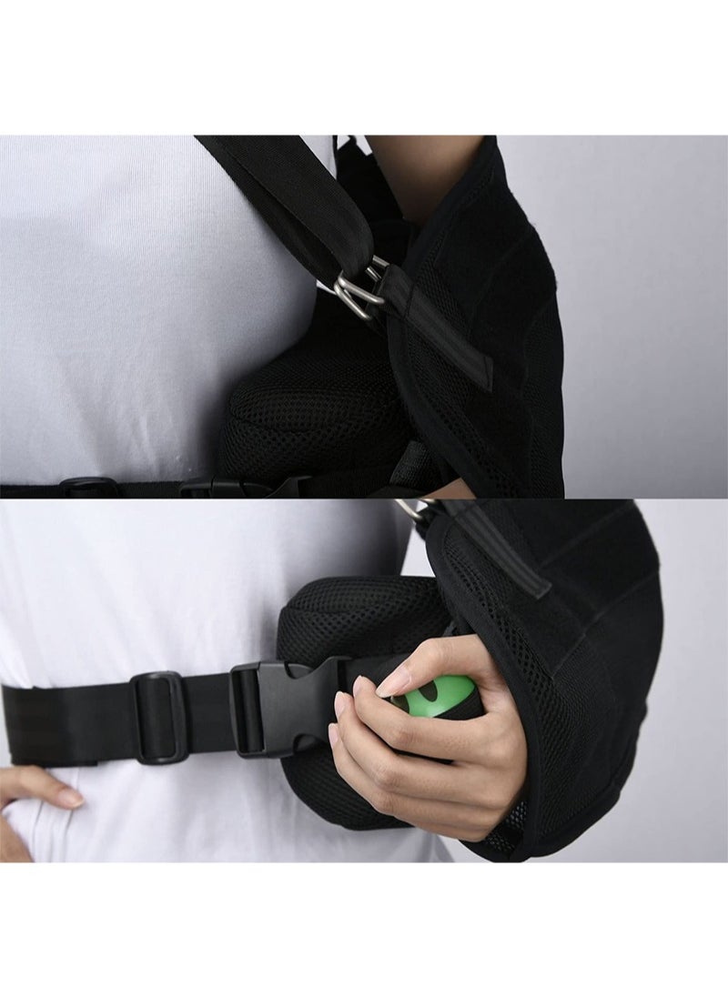 Aikanbo Shoulder Abduction Sling Broken Arm Shoulder Brace Relief Pain Shoulder Immobilizers with Abduction Slings Injury Support Arm Pillow Brace Strap Shoulder Arm Immobilizer Injury Support Arm Sling  - Image 5