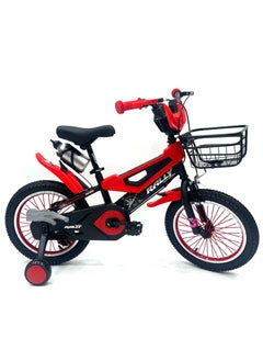 RALLY BICYCLE RALLY BICYCLE, Kids bike, RL-16-1390, for 4-7 Years old with training wheels, Bell, Chain cover, Basket and Water bottle  - Image 1