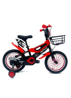 RALLY BICYCLE RALLY BICYCLE, Kids bike, RL-16-1390, for 4-7 Years old with training wheels, Bell, Chain cover, Basket and Water bottle  - Image 2