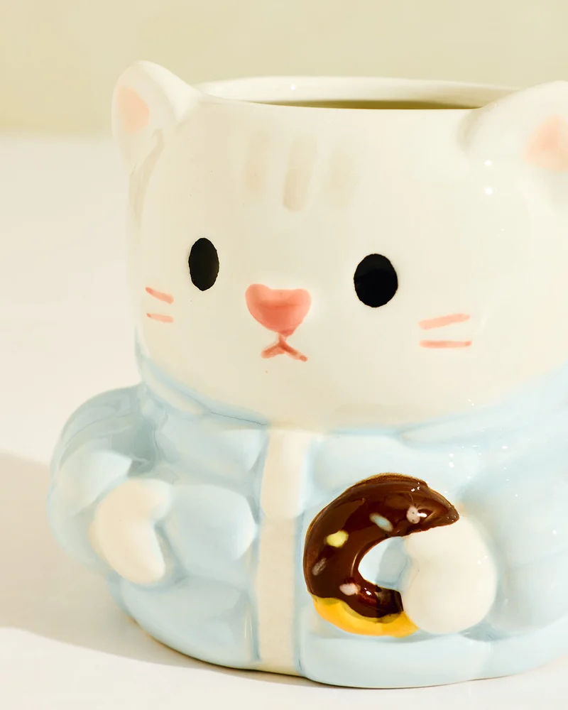 REDTAG Assorted 3D Cool Cat Mug 11oz