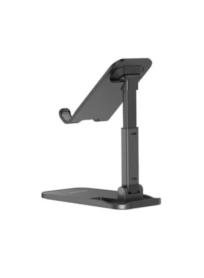 أوي X11 Foldable Desktop Holder - Aluminum - Holder Stand For (Mobile Phone/Tablet) -Black - Image 2