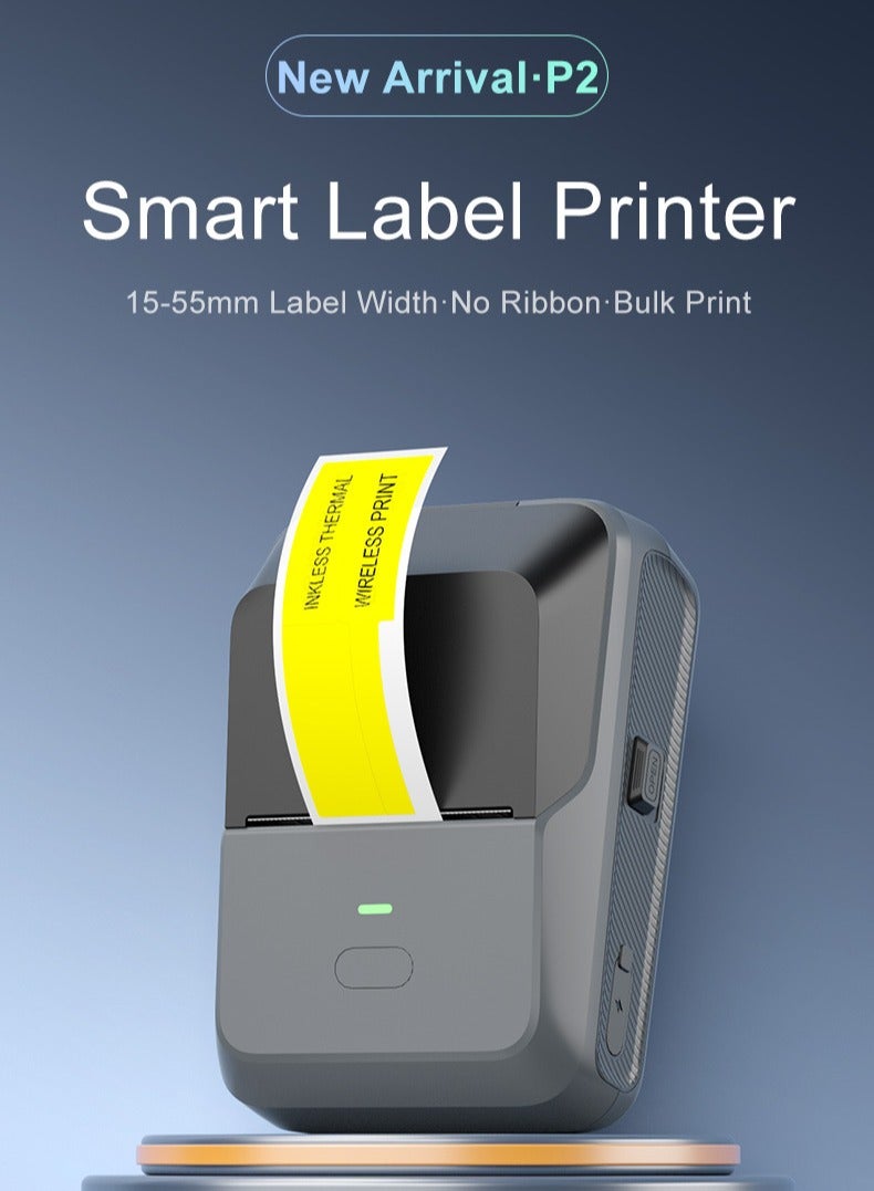 Joshberg Label Maker Machine with Tape, Thermal Label Printer Easy to Use for Office, Home, Business - Image 2