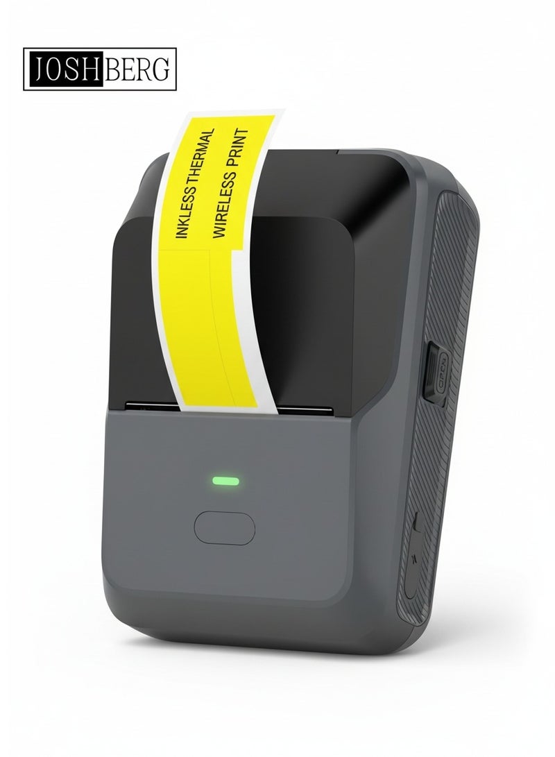 Joshberg Label Maker Machine with Tape, Thermal Label Printer Easy to Use for Office, Home, Business - Image 1