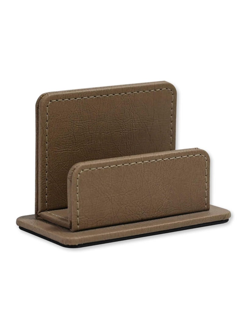 FIS طقم مكتب تنفيذي FIS مكون من 6 قطع، بولي يوريثان إيطالي، بني فاتح - FSDS181LBR - Image 5