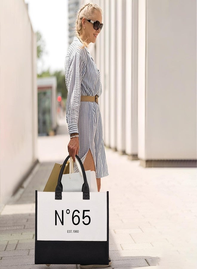 Lamyba 65th Birthday Gifts for Women, 65s Birthday Decorations for Women/Wife/Mom/Friends/Sister, Back in 1960 Poster, N 65 Tote Bag - Image 5
